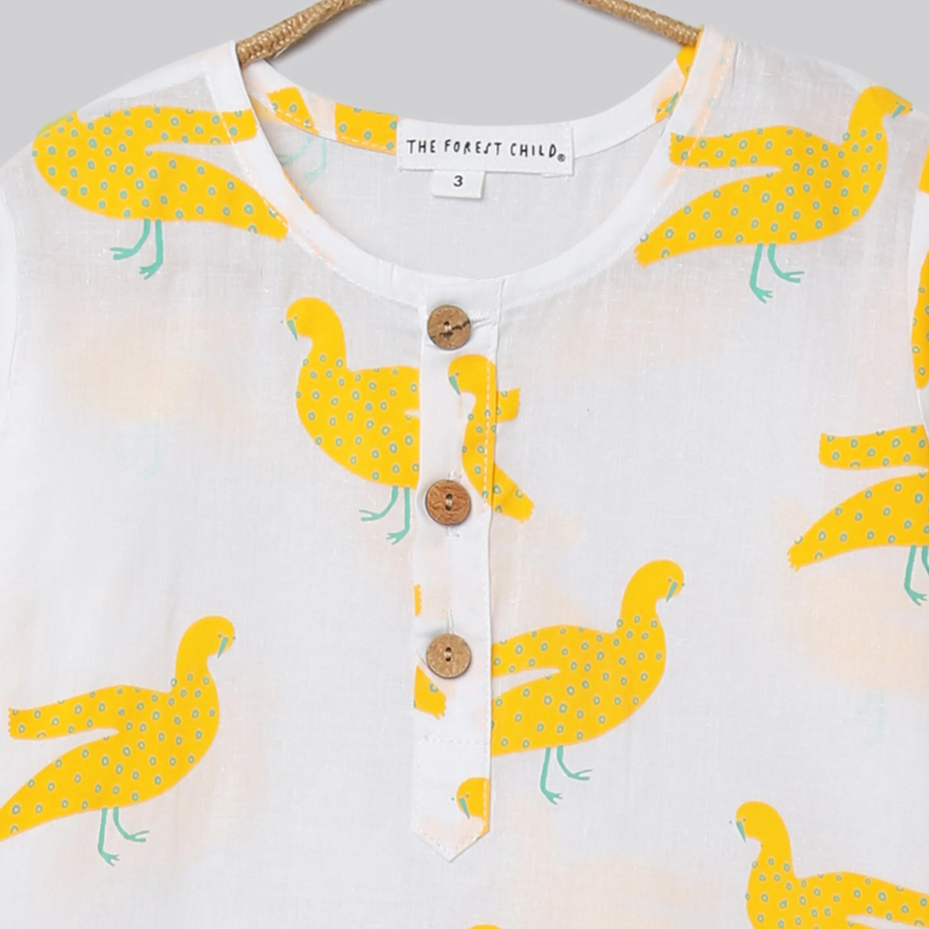 A Flock of Ducks Kurta Pyjama Set