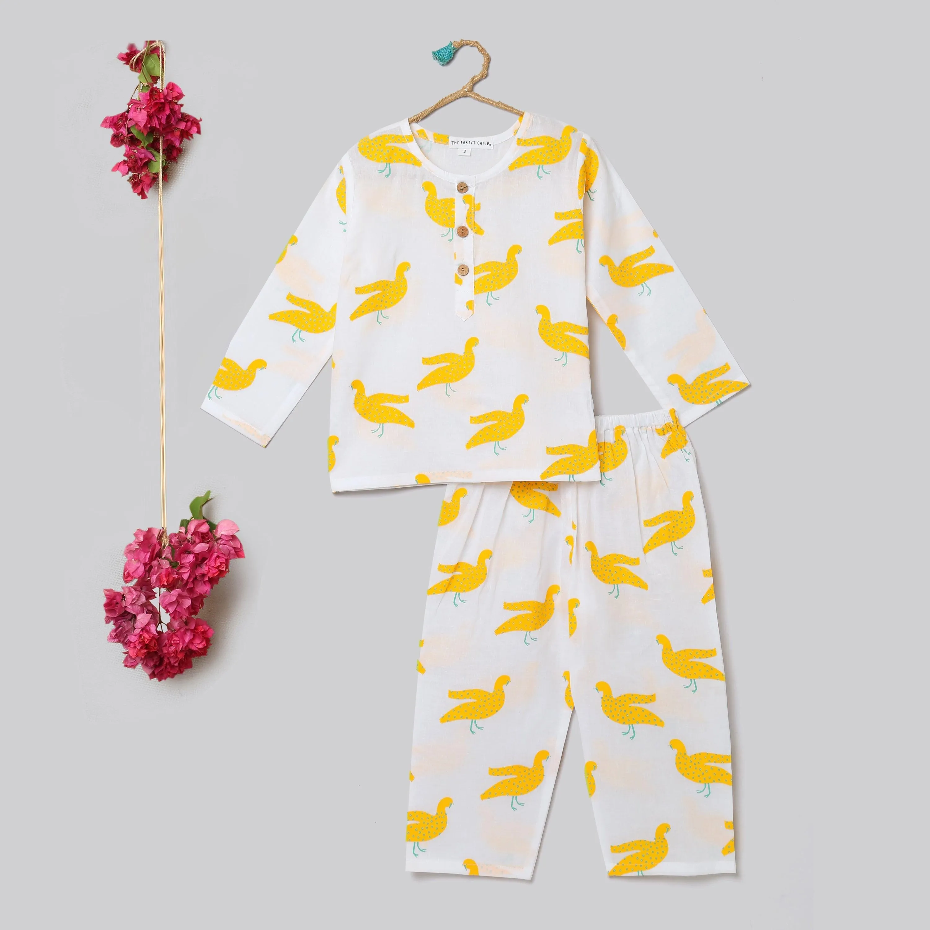 A Flock of Ducks Kurta Pyjama Set