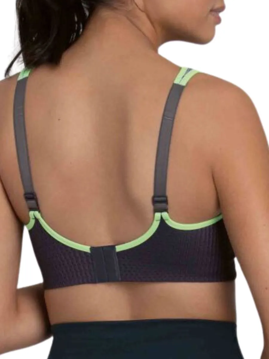 Air Control Deltapad Sports Bra - Viper Grey