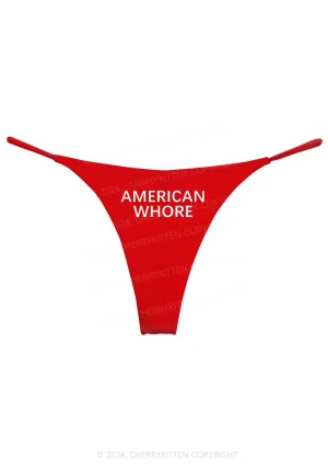 American Hore Y2K Bikini String Thong Cherrykitten