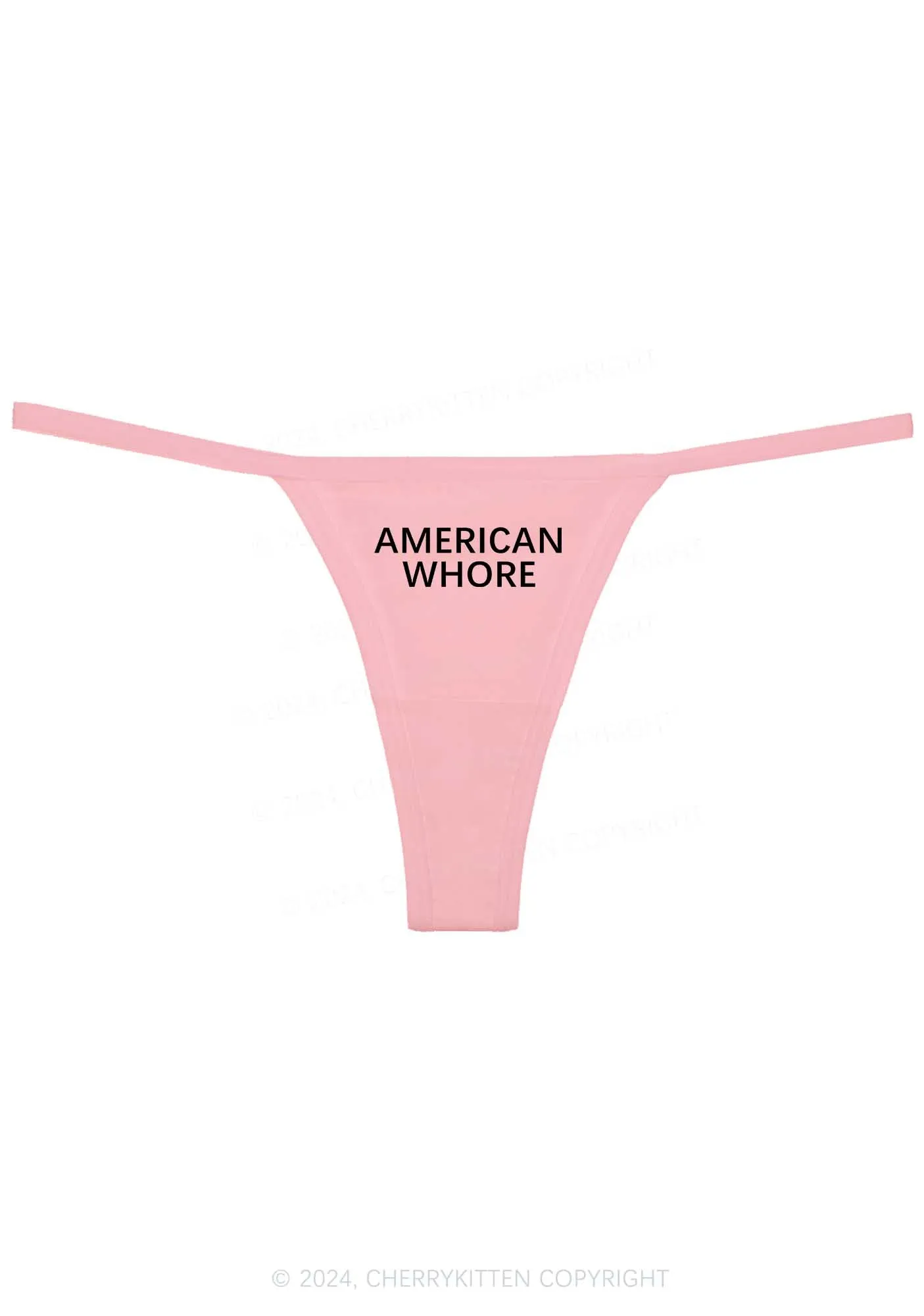 American Hore Y2K Flat String Thong Cherrykitten