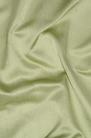 Apple Green Silk Duchess Satin Fabric