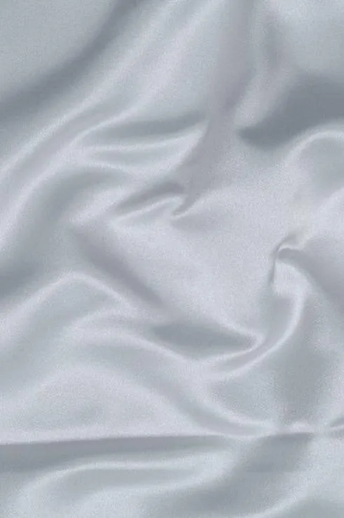 Baby Blue Silk Duchess Satin Fabric