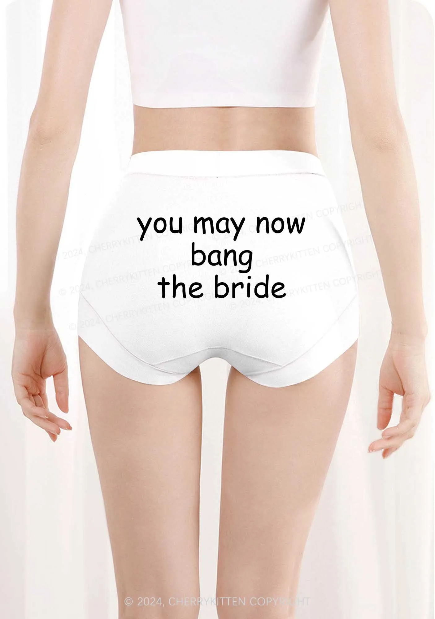 Bang The Bride Y2K Mid Rise Waist Boyshort Cherrykitten