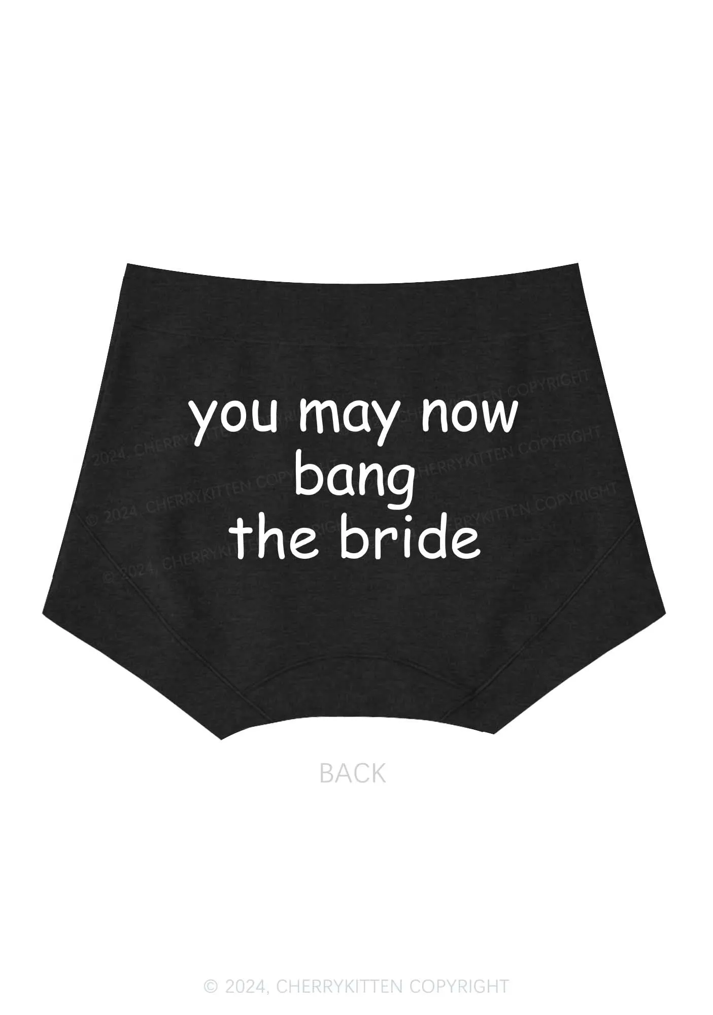 Bang The Bride Y2K Mid Rise Waist Boyshort Cherrykitten