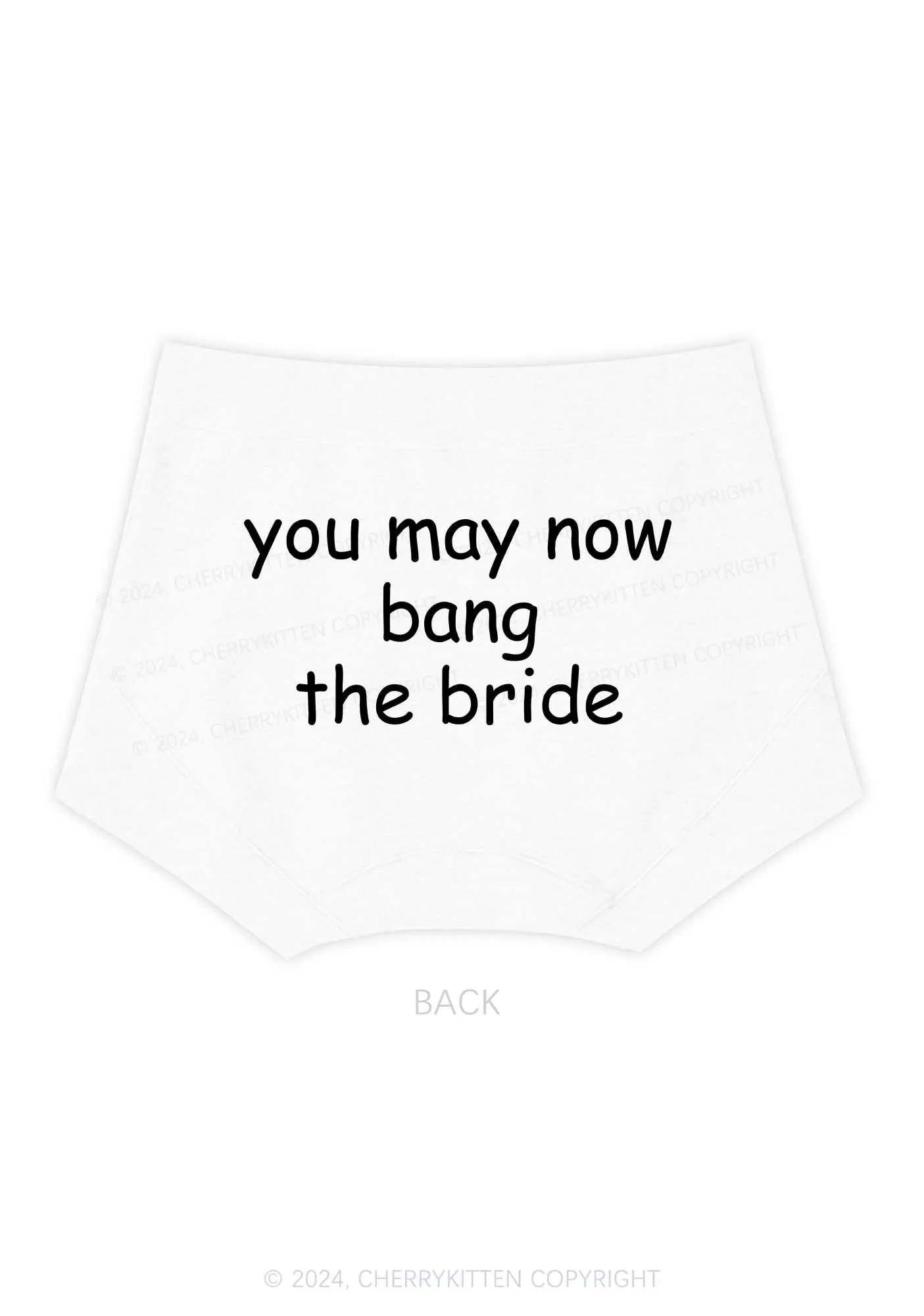 Bang The Bride Y2K Mid Rise Waist Boyshort Cherrykitten