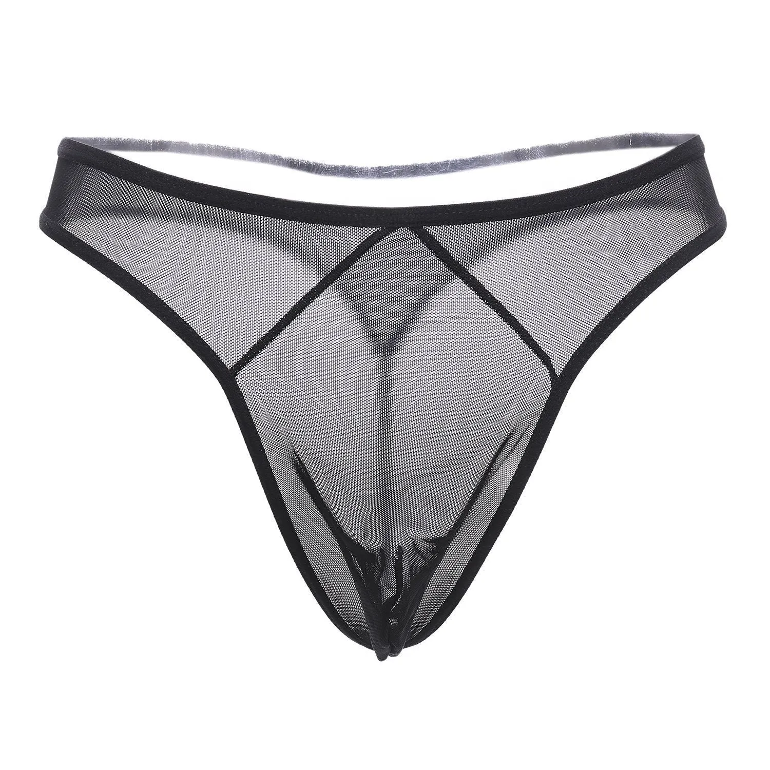 Basic Mesh Panel Thong Panty