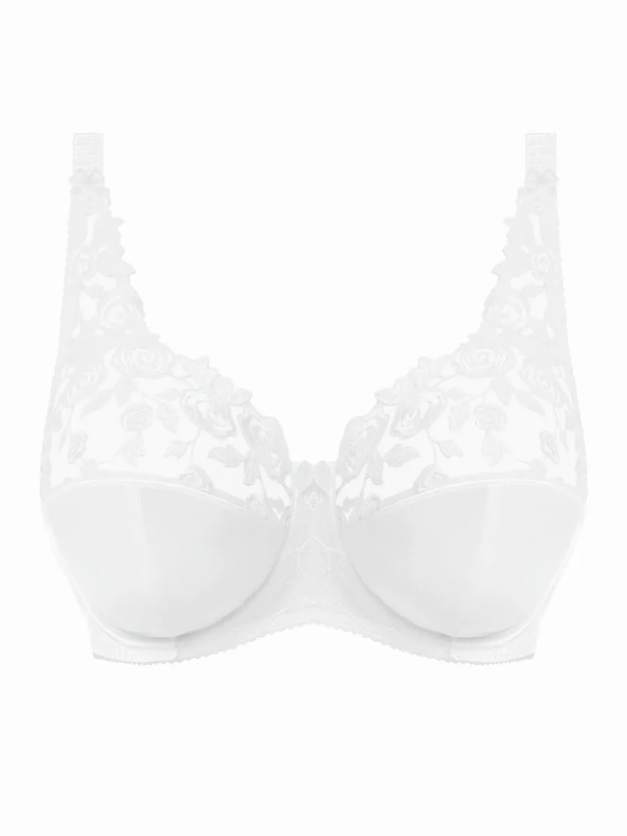 Belle Full Cup Bra - White