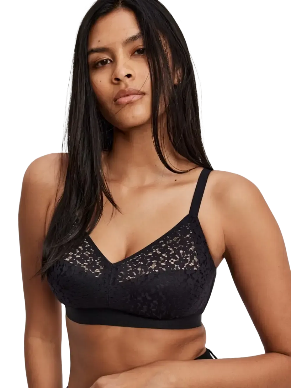 Black Norah Wireless Bra