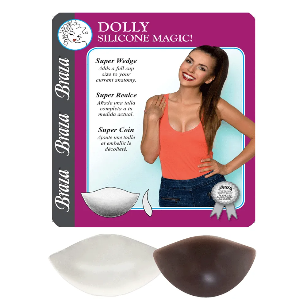 Braza Silcone Dolly Shaper Form, Clear | Bra inserts in Clear |  Braza Bra inserts