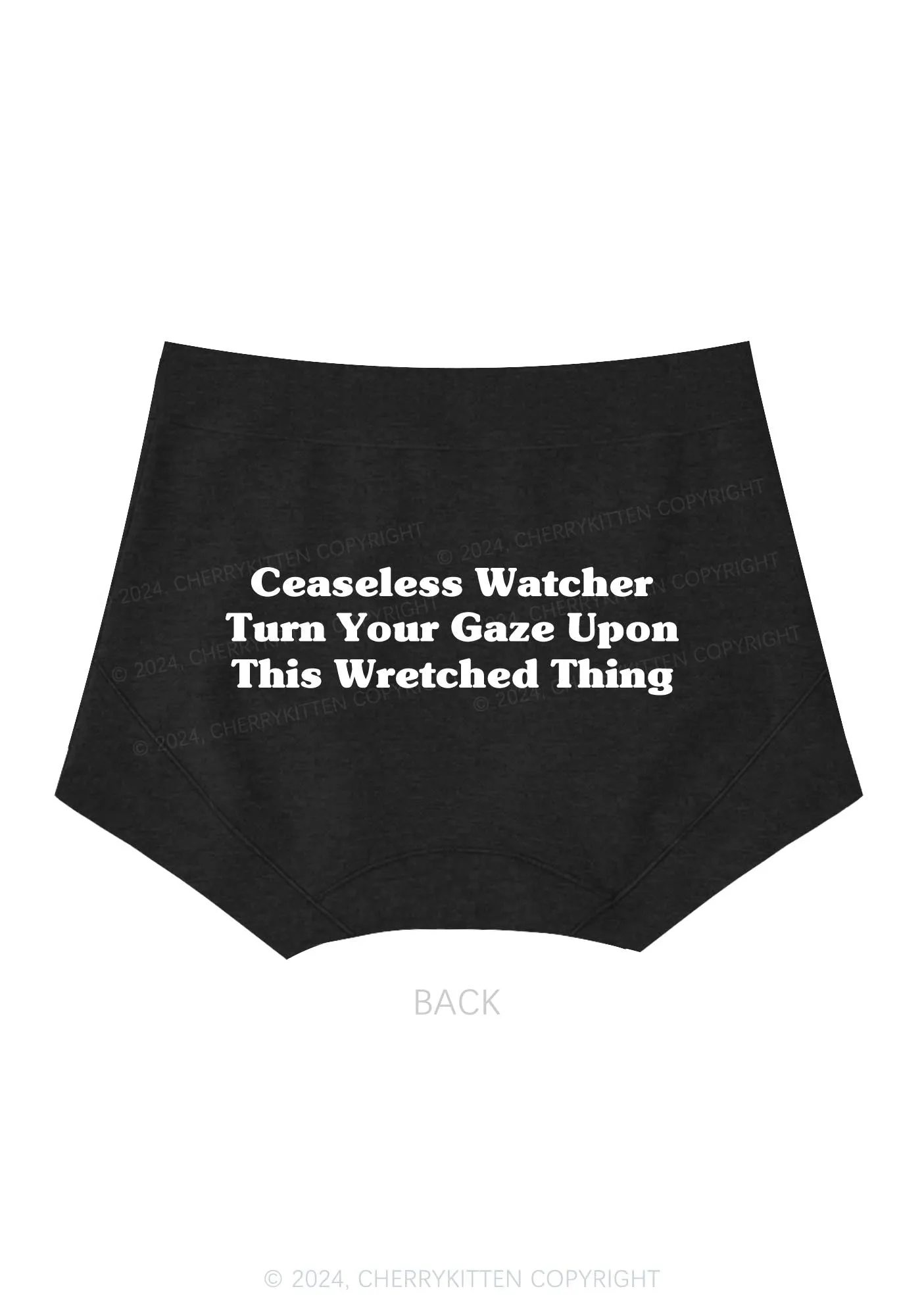 Ceaseless Watcher Y2K Mid Rise Waist Boyshort Cherrykitten