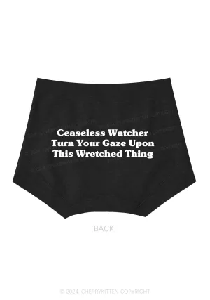 Ceaseless Watcher Y2K Mid Rise Waist Boyshort Cherrykitten