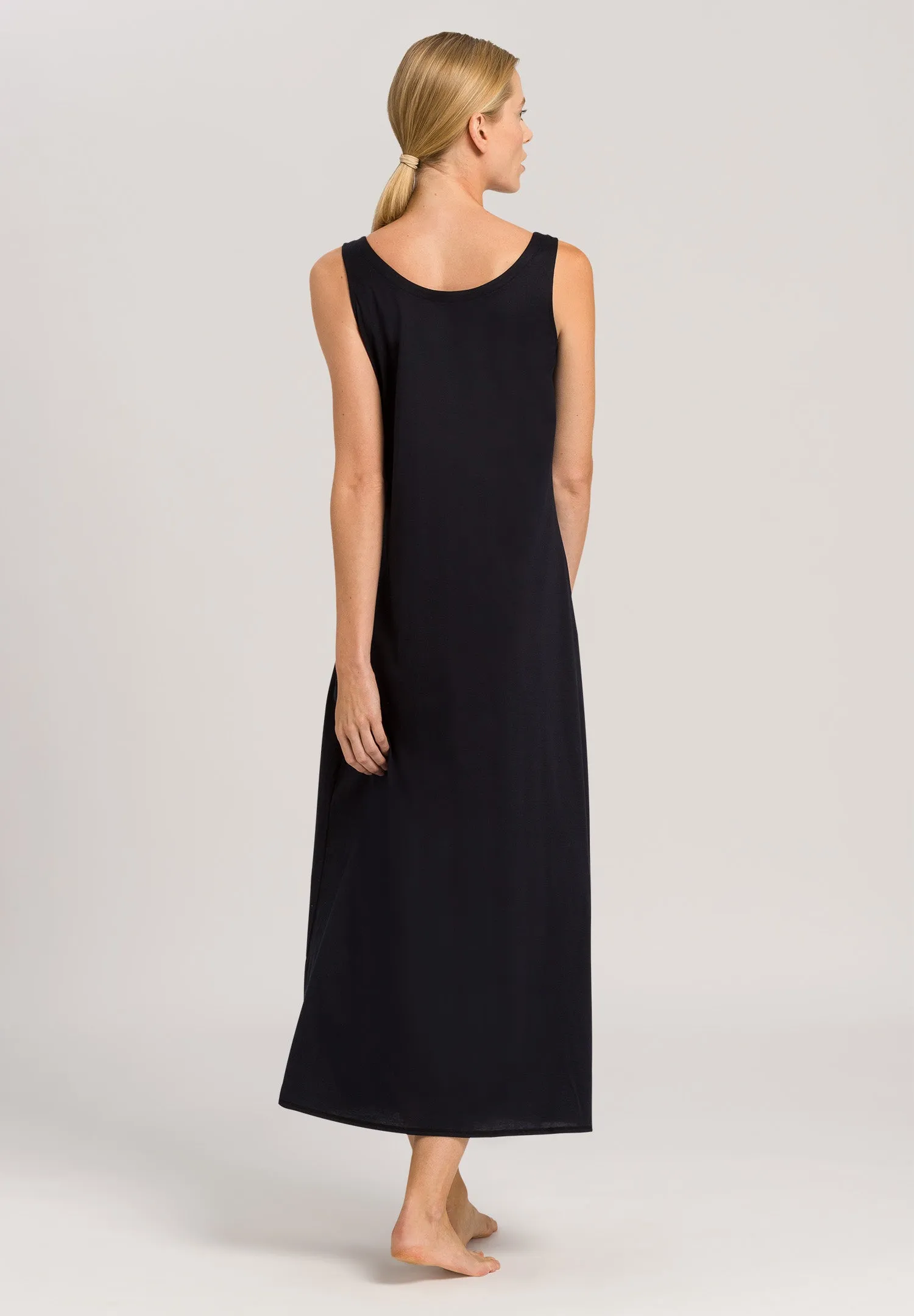 Cotton Deluxe Cotton Tank Nightgown | Black 77951-019