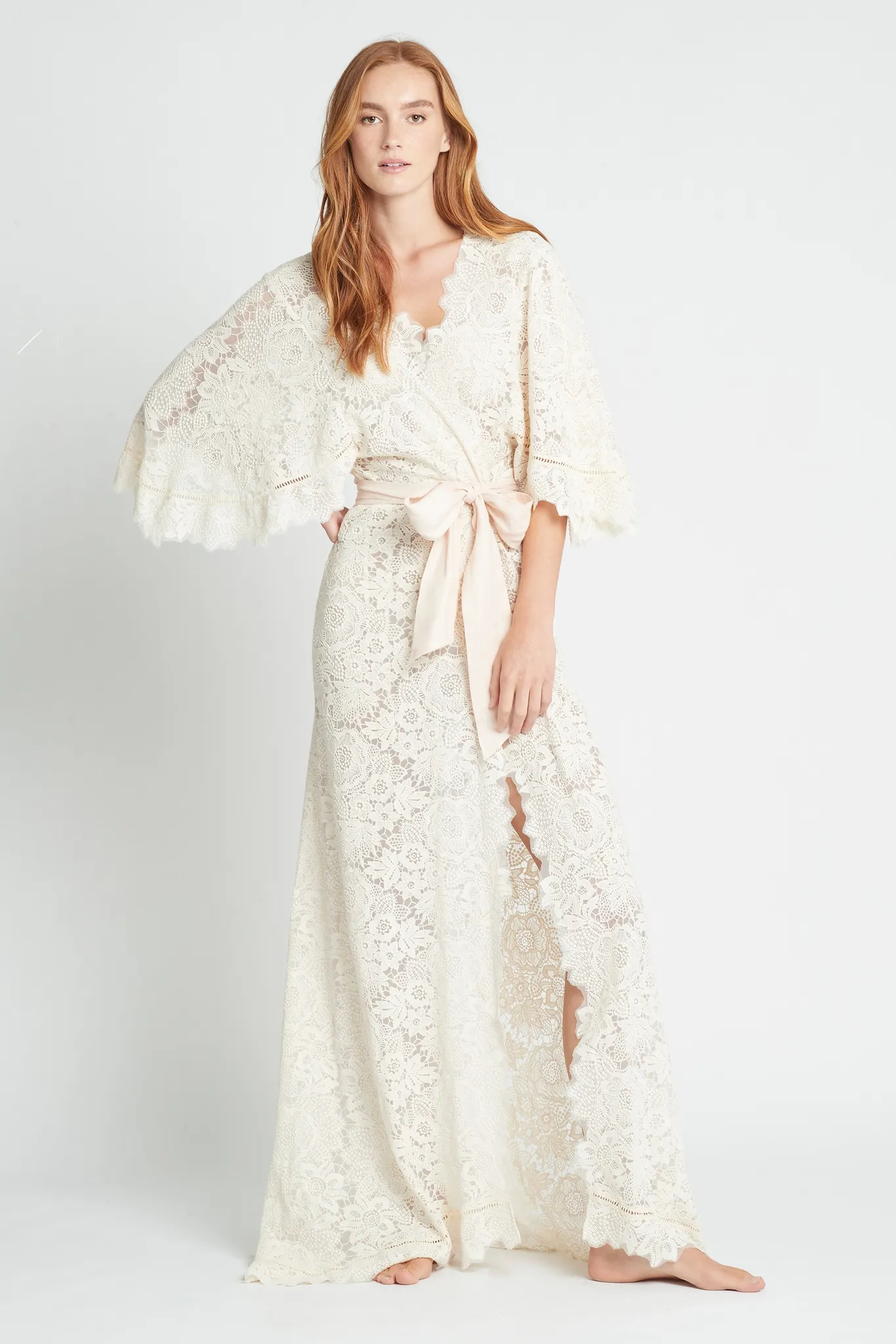 Couture Luxury Robe Collection: Clementine Lace Robe