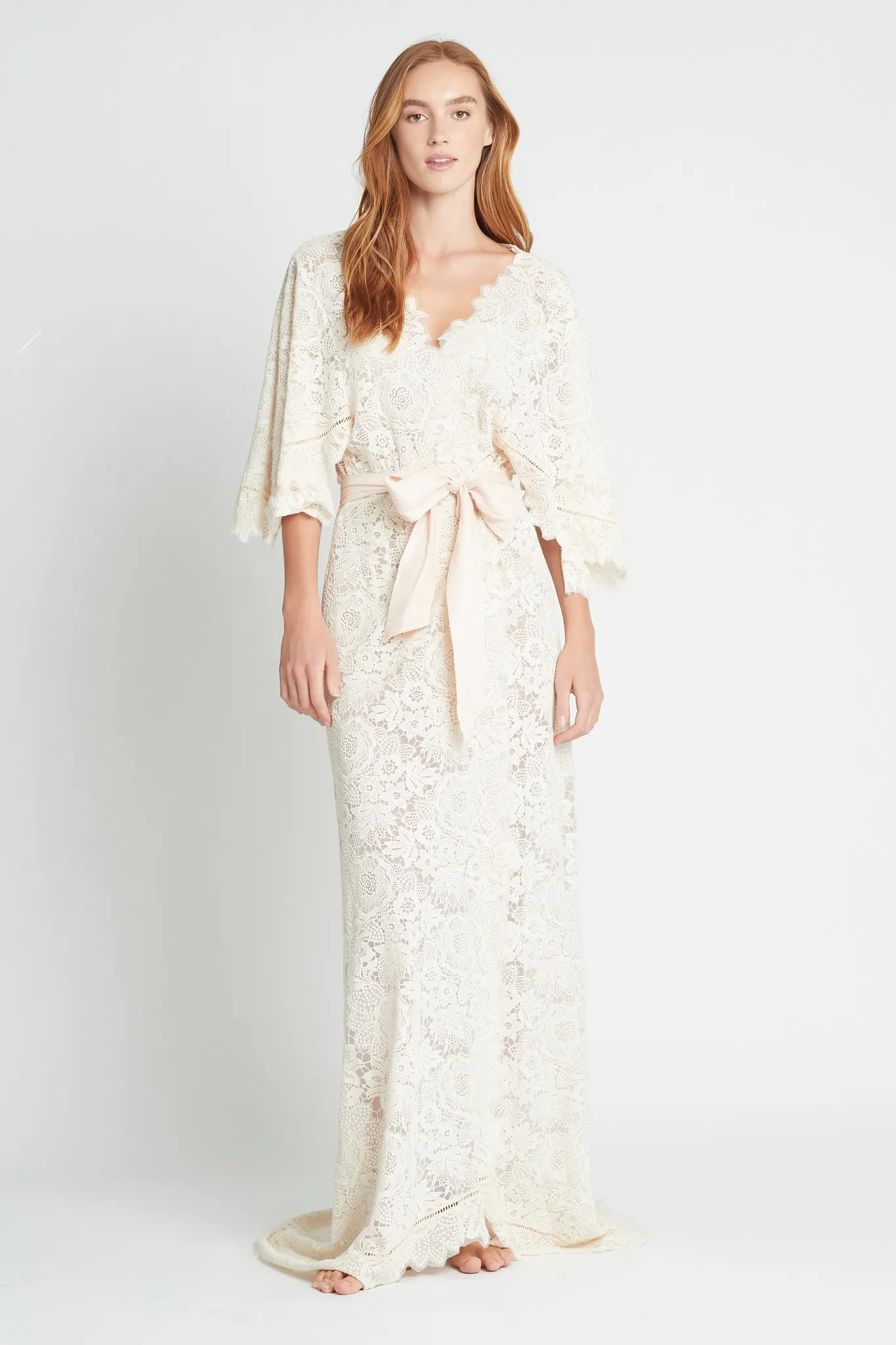 Couture Luxury Robe Collection: Clementine Lace Robe