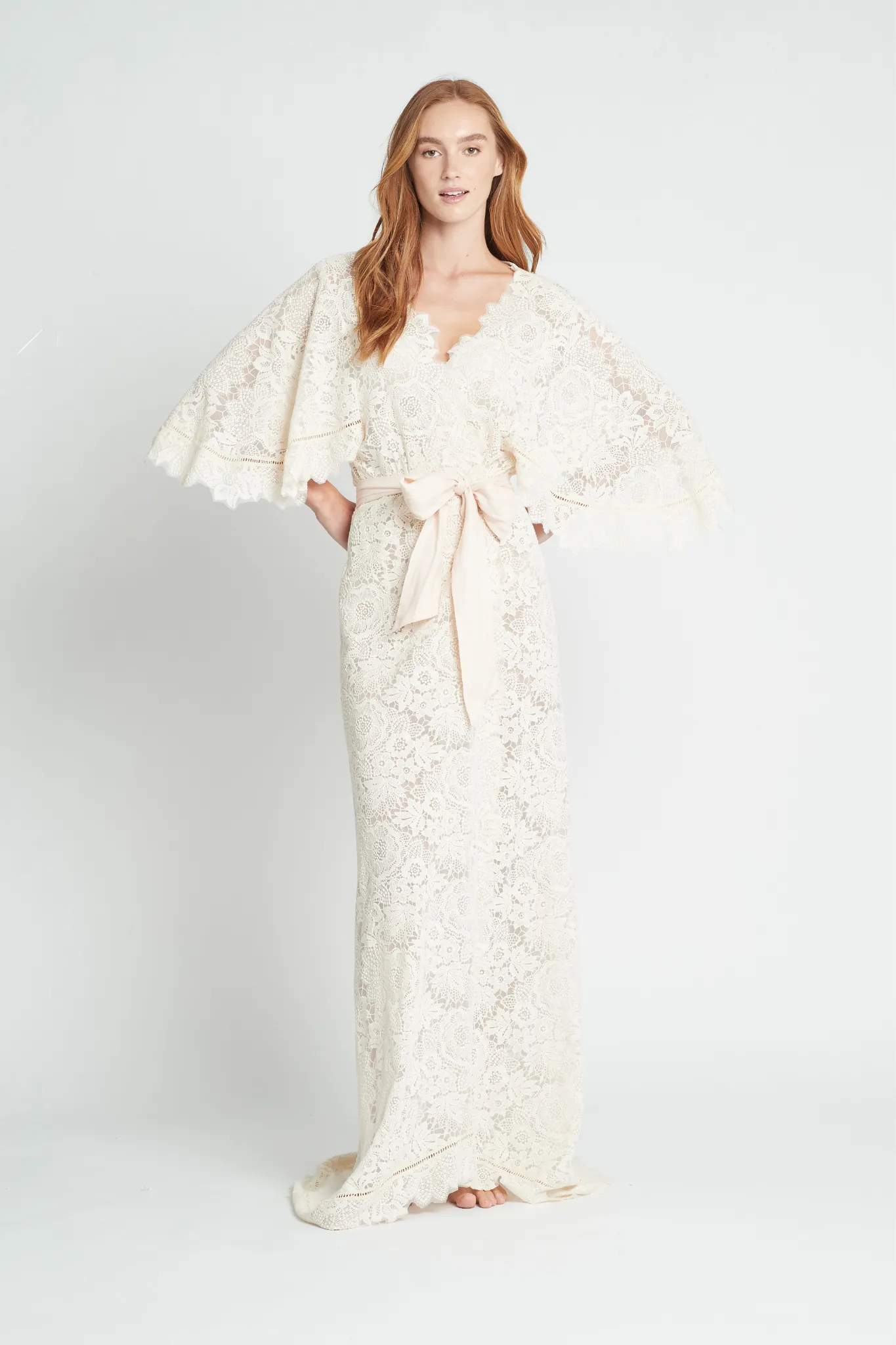 Couture Luxury Robe Collection: Clementine Lace Robe