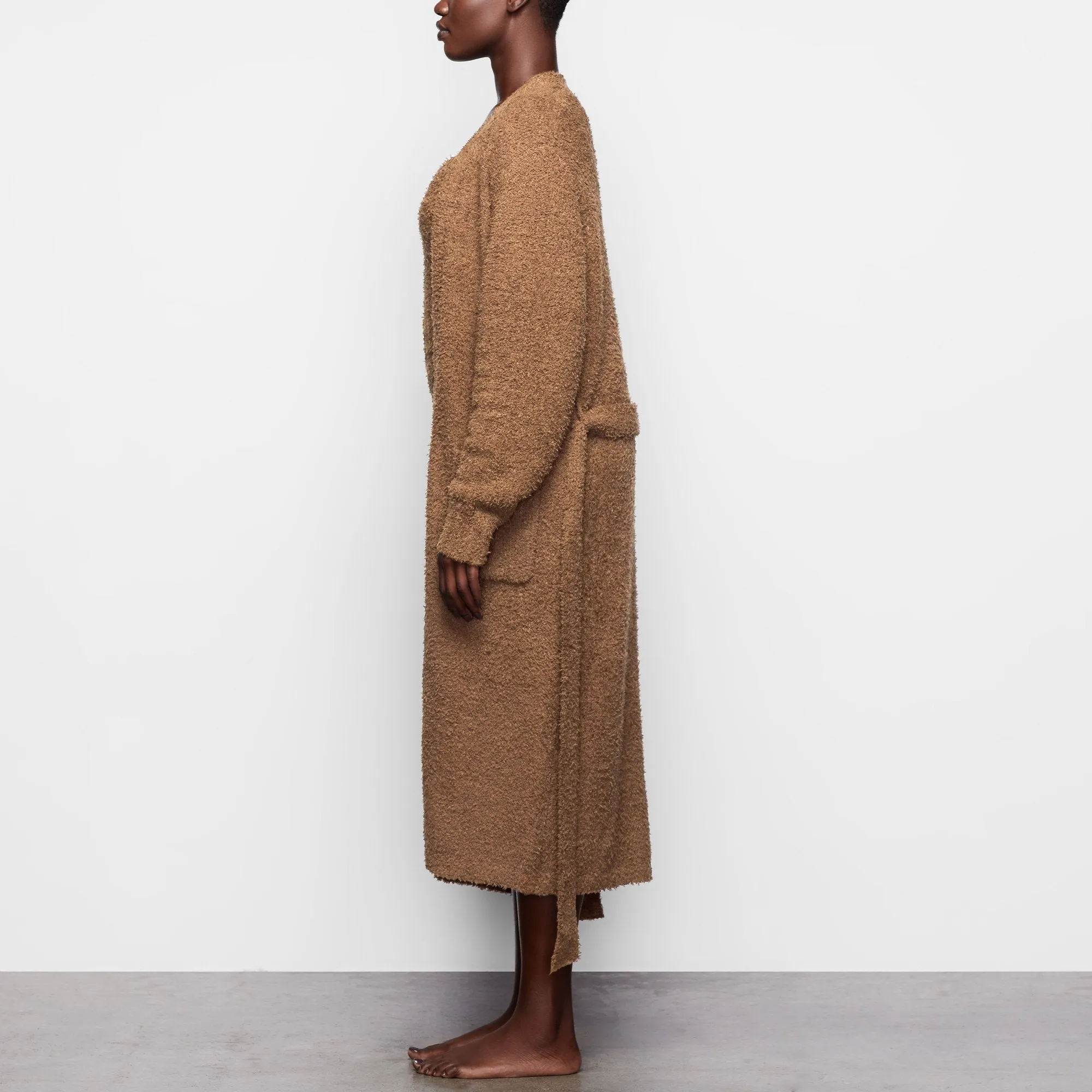 COZY KNIT ROBE | CAMEL