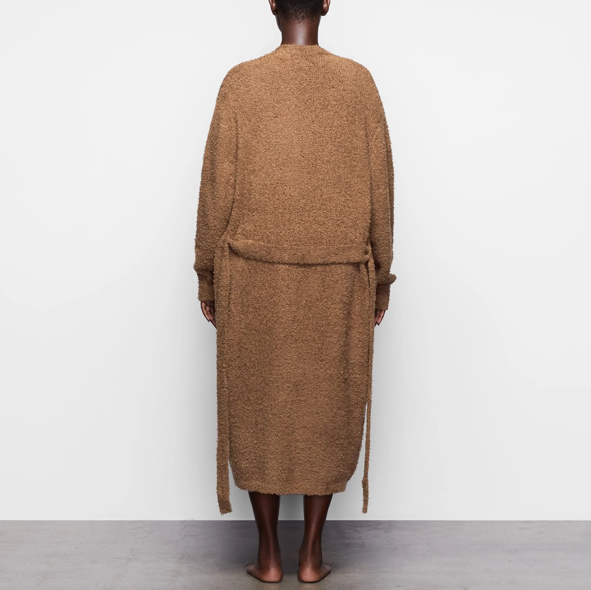 COZY KNIT ROBE | CAMEL