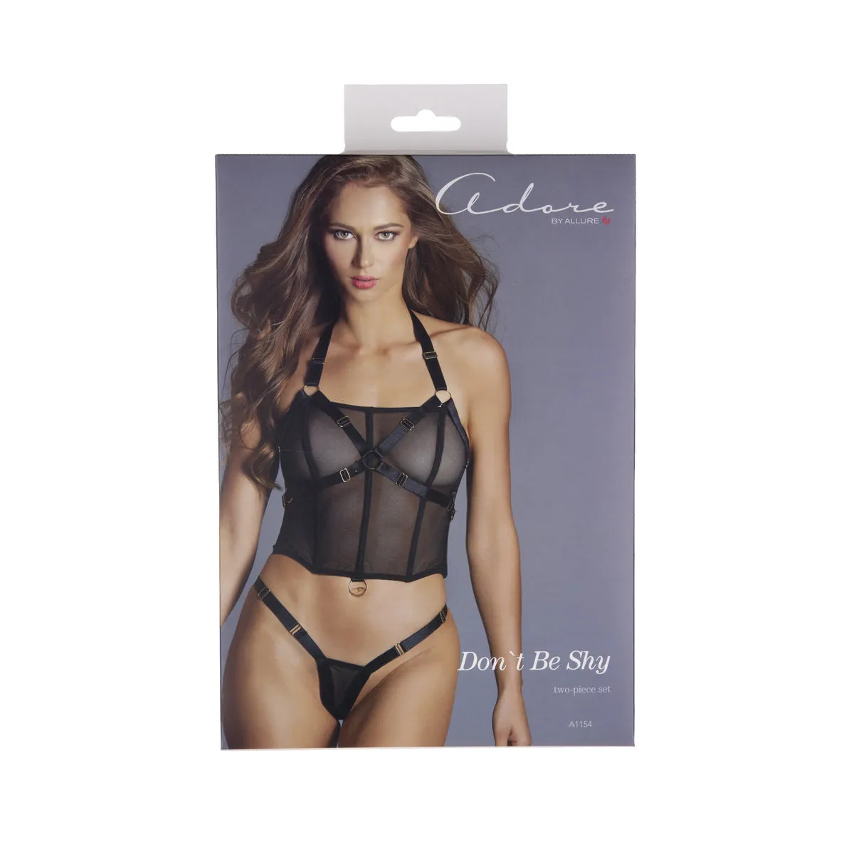 Don't Be Shy 2 Piece Set - Black