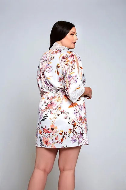 iCollection Plus Size Lucia Robe