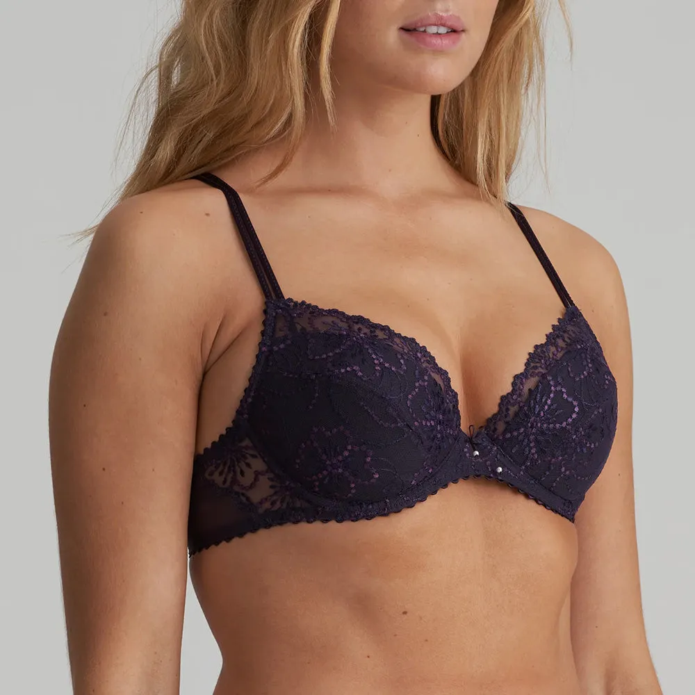 Jane Amethyst Push Up Bra