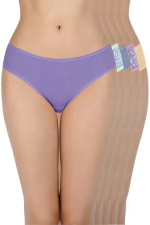 Low Rise Assorted Bikini Panties (Pack of 5)