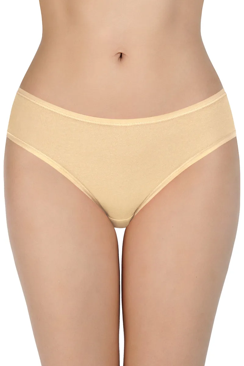 Low Rise Solid Bikini Panties (Pack of 3)