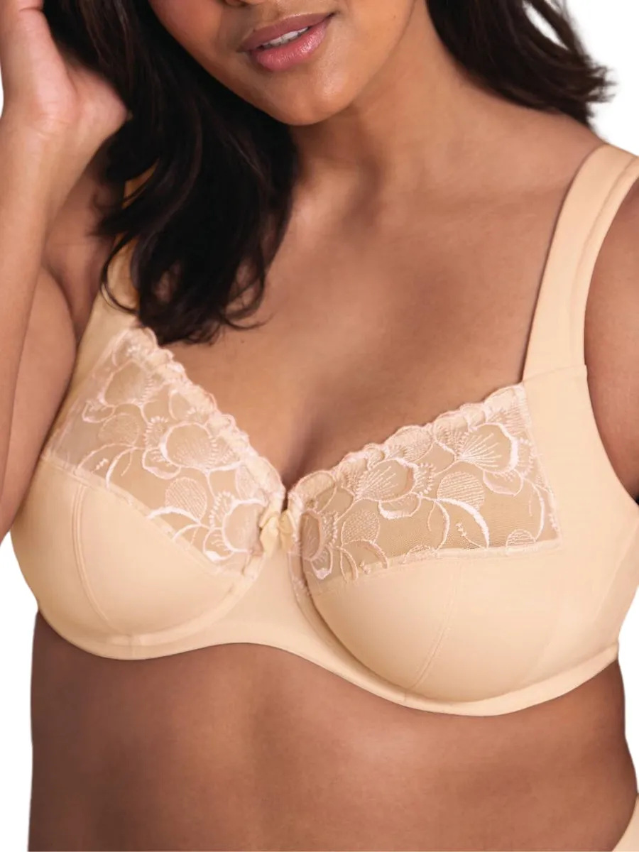 Lucia Underwired Comfort Bra - Light Powder