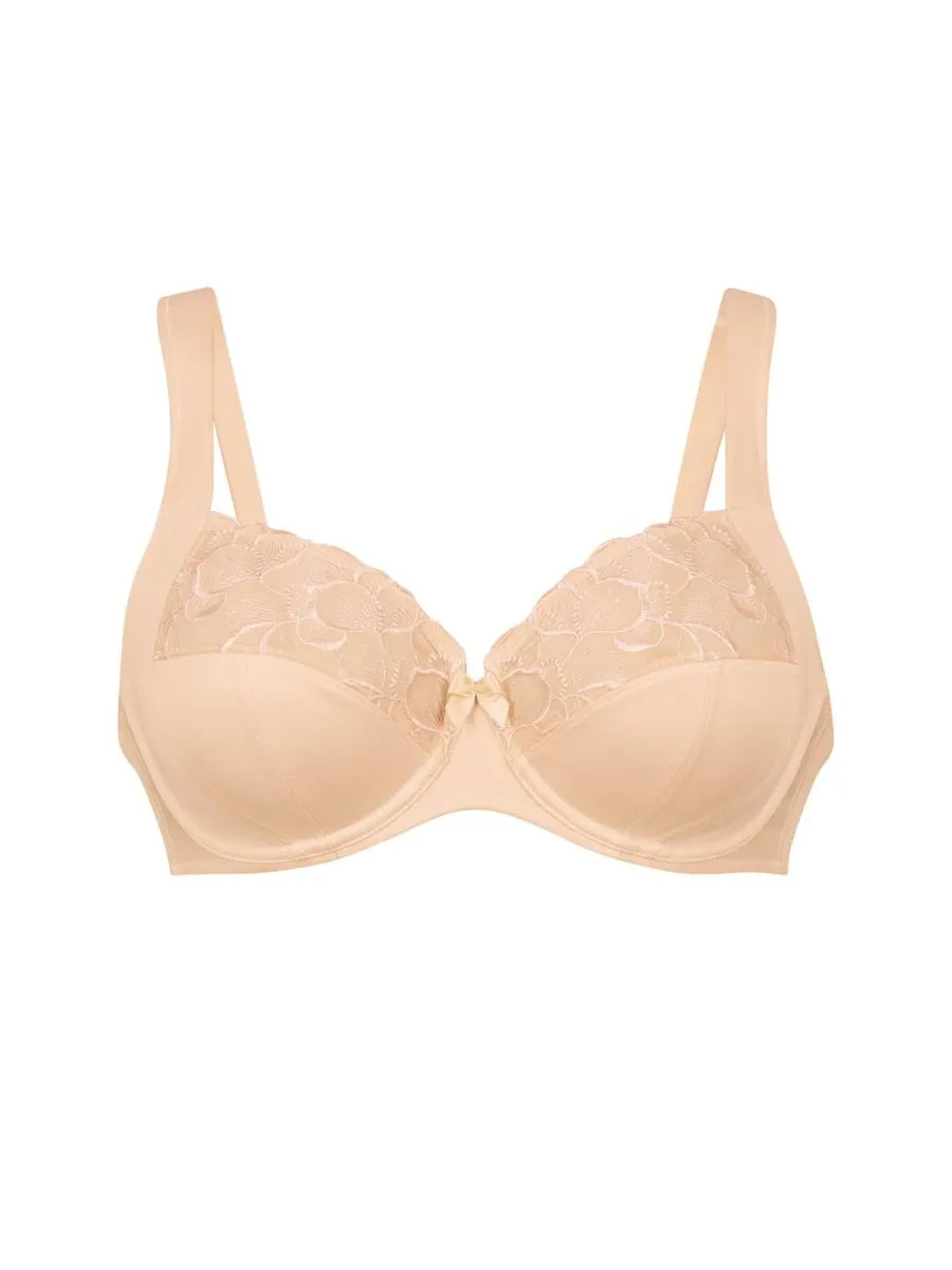 Lucia Underwired Comfort Bra - Light Powder