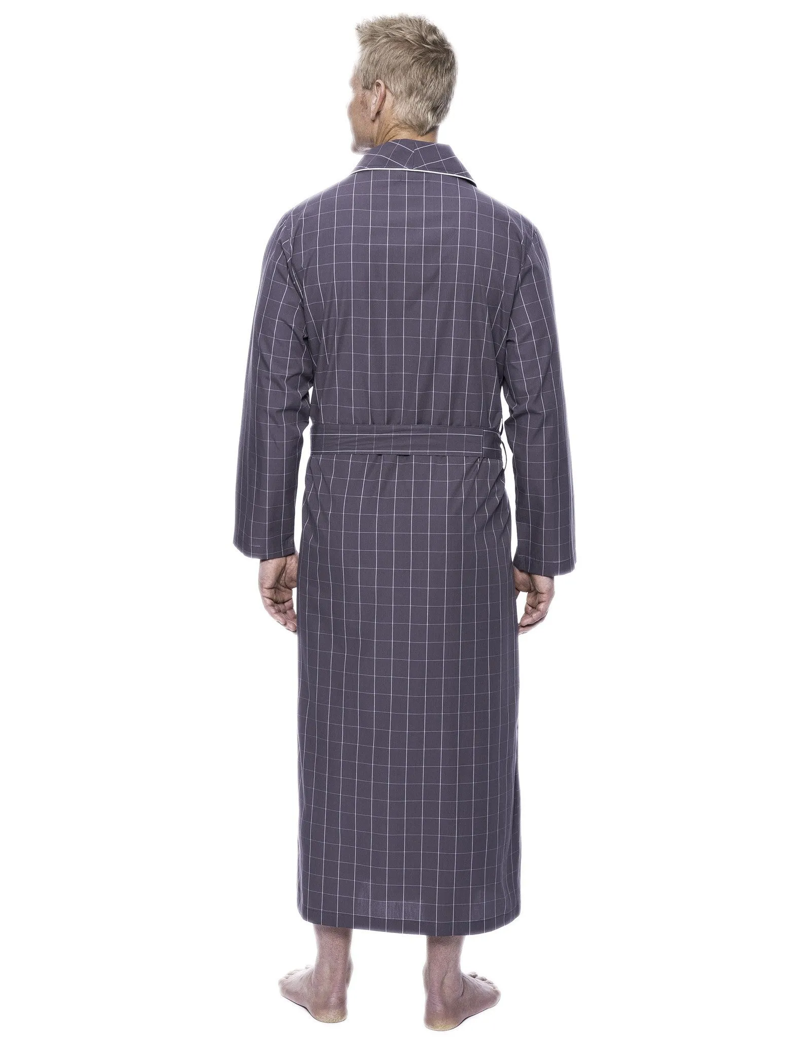 Men's 100% Woven Cotton Robe