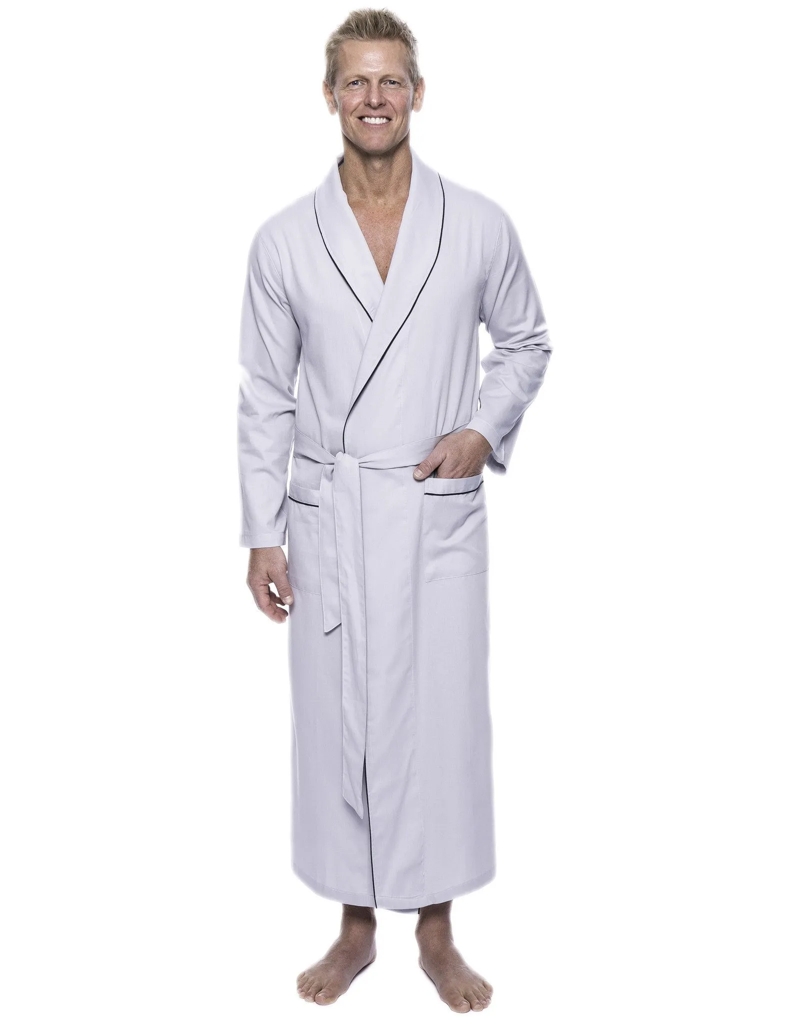 Men's 100% Woven Cotton Robe