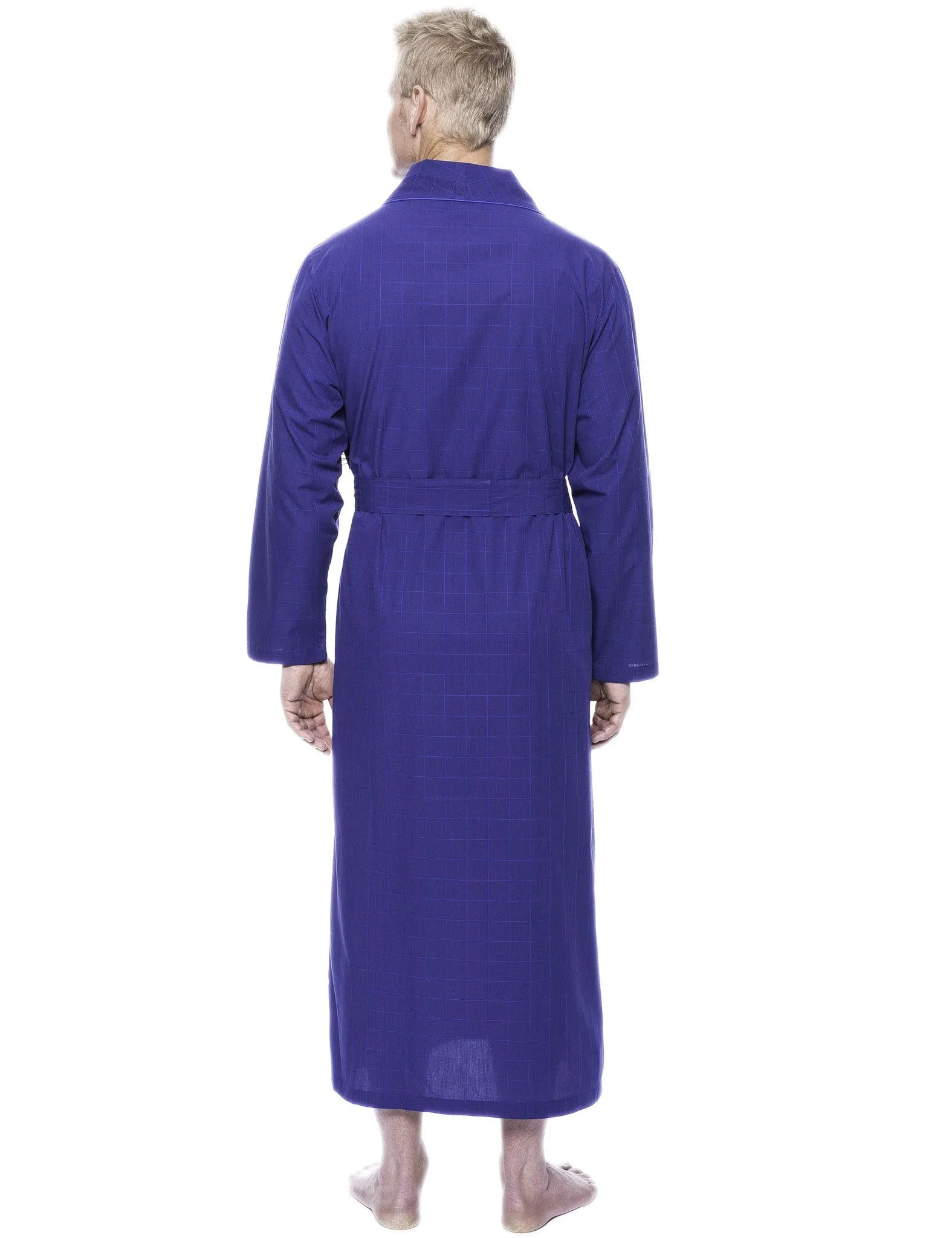 Men's 100% Woven Cotton Robe