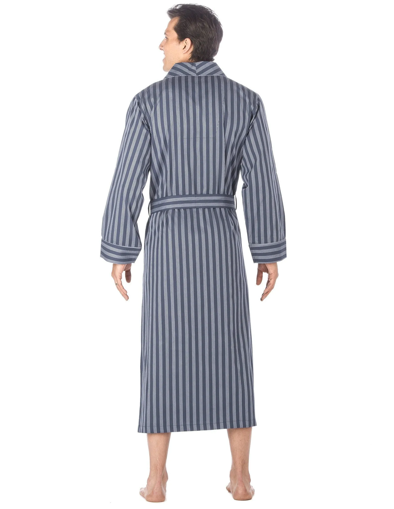 Men's Premium 100% Cotton Full-Length Robe