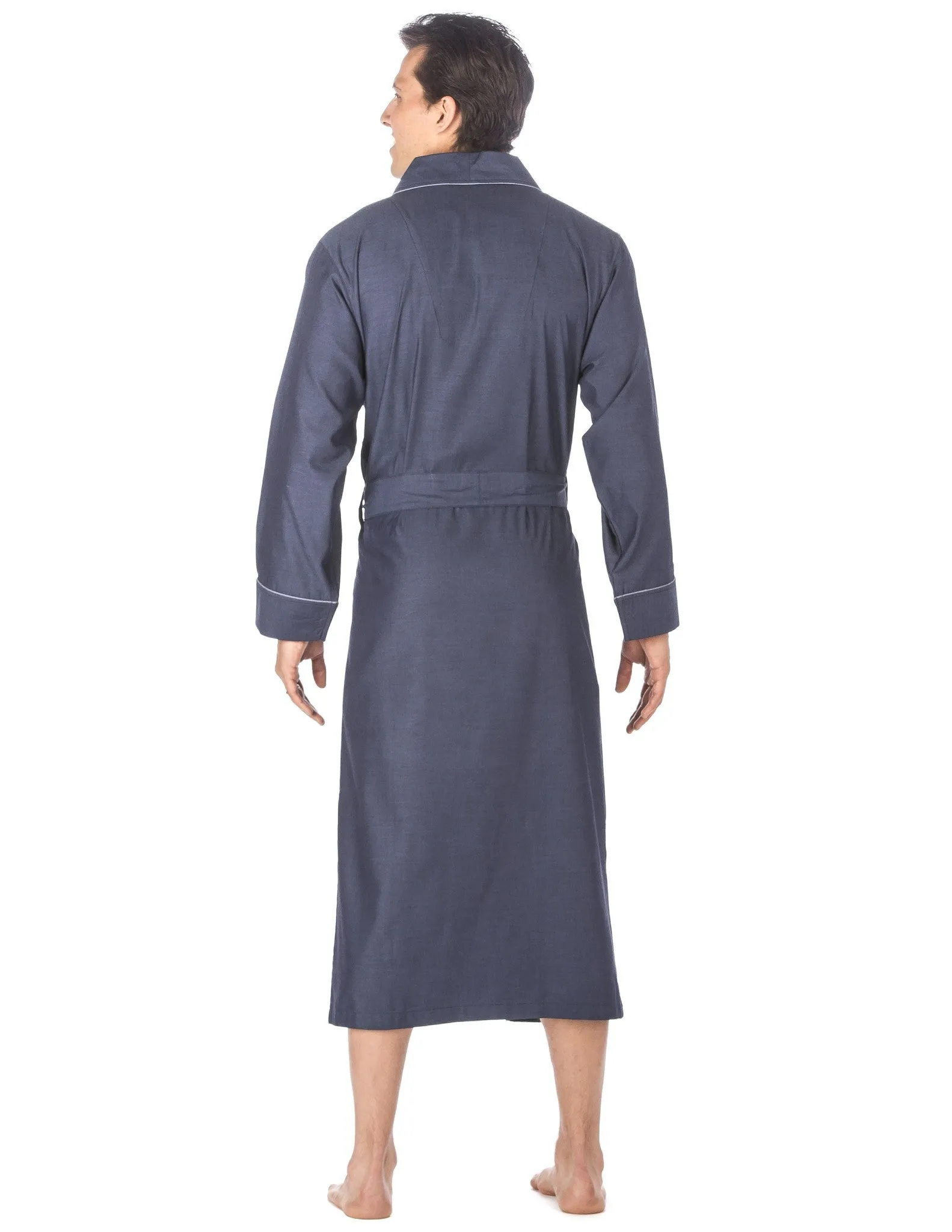 Men's Premium 100% Cotton Full-Length Robe