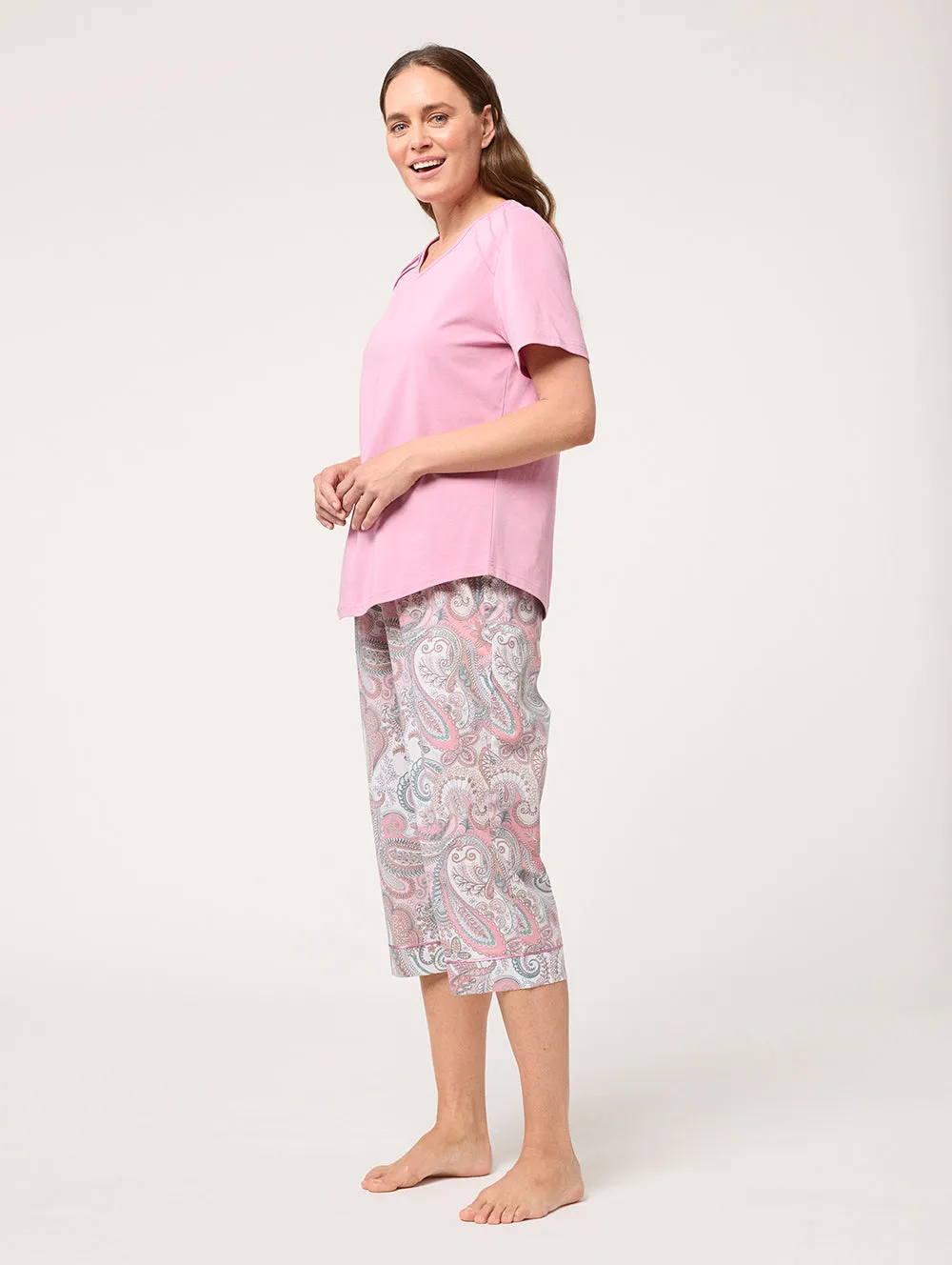 Pasilie Short Sleeve 3/4 Pyjama Set