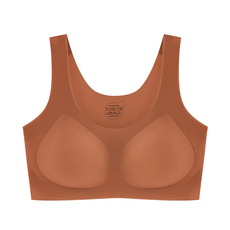 Plus Size Full Coverage Seamless Wireless Shaping Bra