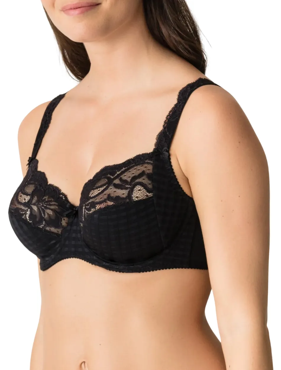 PrimaDonna Madison Full Cup Wire Bra, Black | Primadonna Madison Bra | Full Coverage Prima Donna Bra