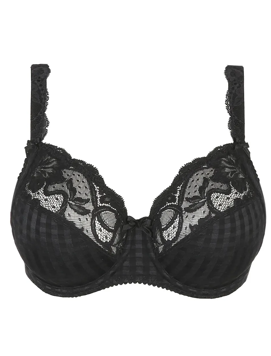 PrimaDonna Madison Full Cup Wire Bra, Black | Primadonna Madison Bra | Full Coverage Prima Donna Bra