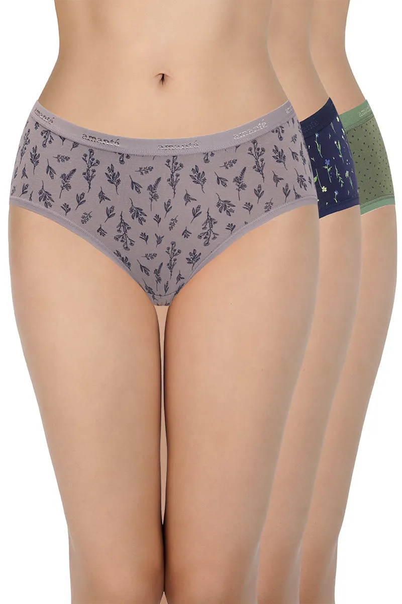 Print Low Rise Hipster Panties (Pack of 3)