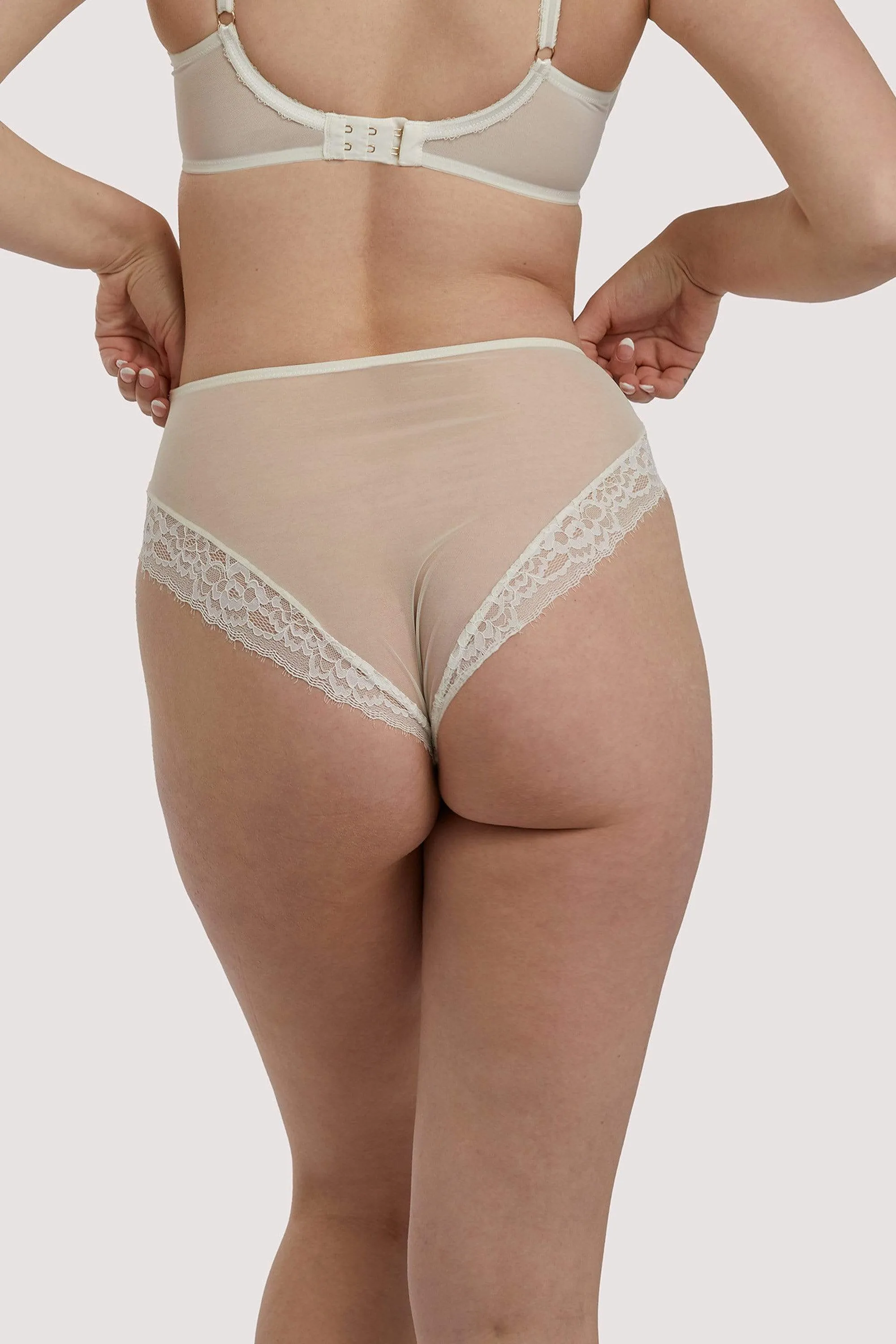 Rosalyn Ivory High Waist Brief