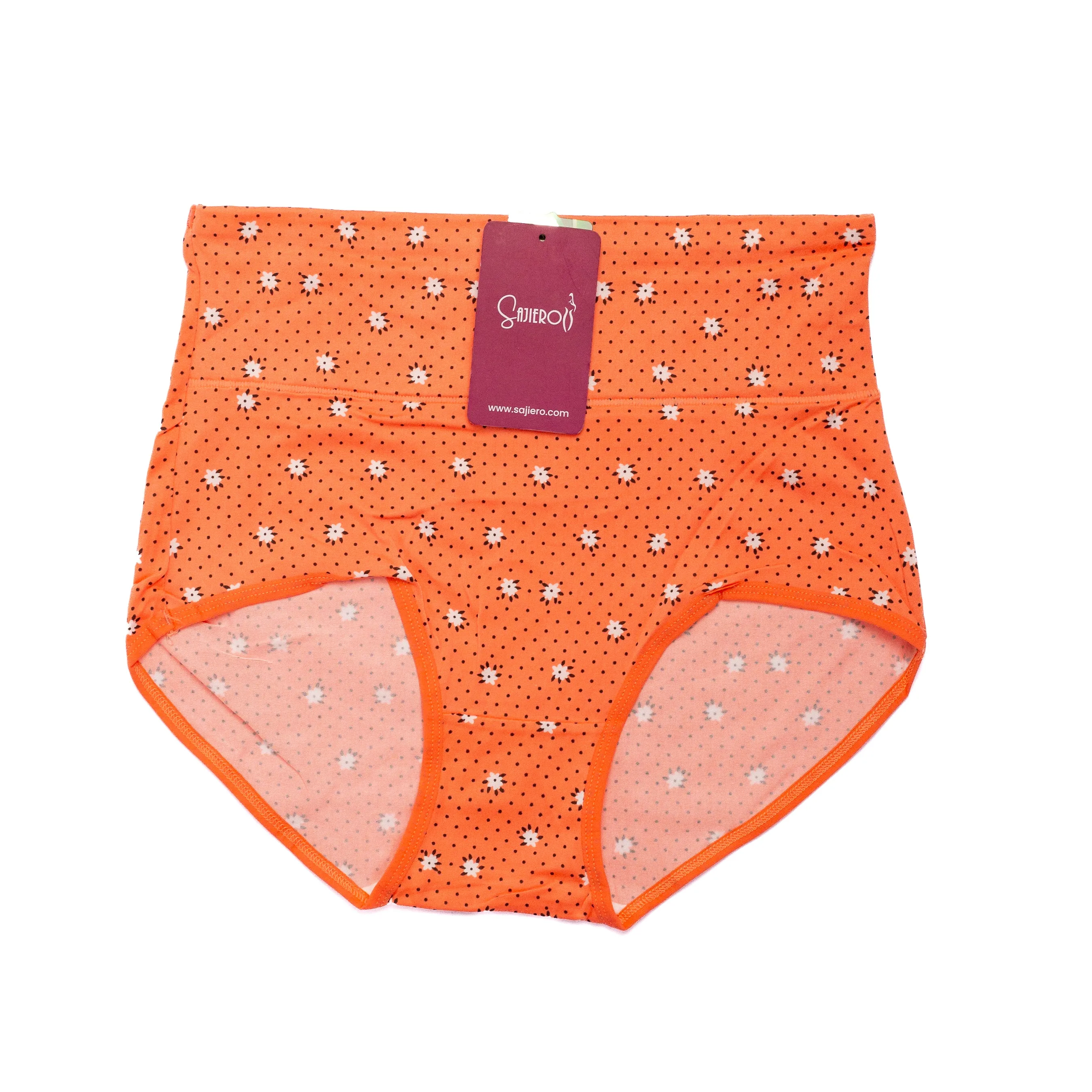 Sajiero Daisy Printed Brief Cotton Panty