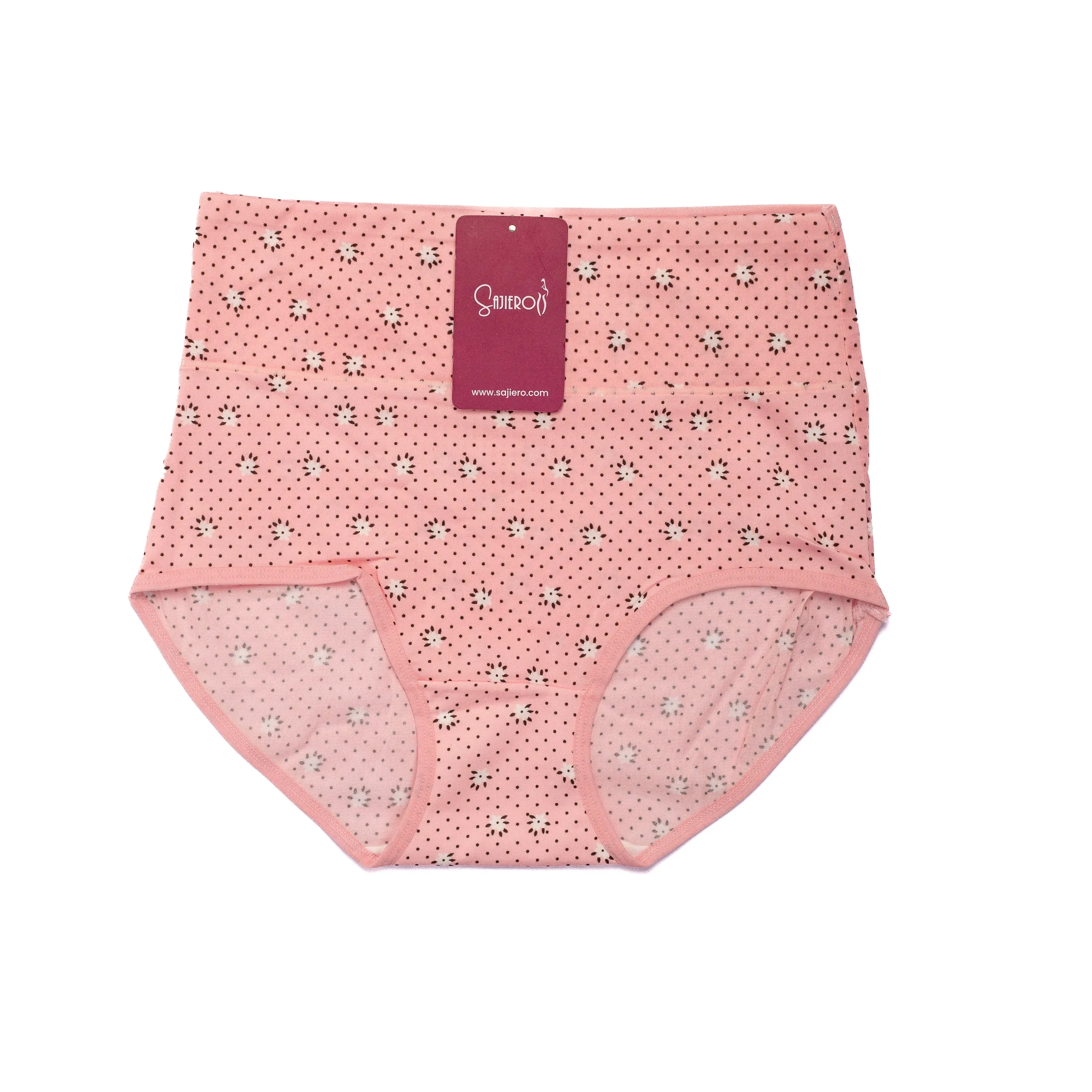 Sajiero Daisy Printed Brief Cotton Panty