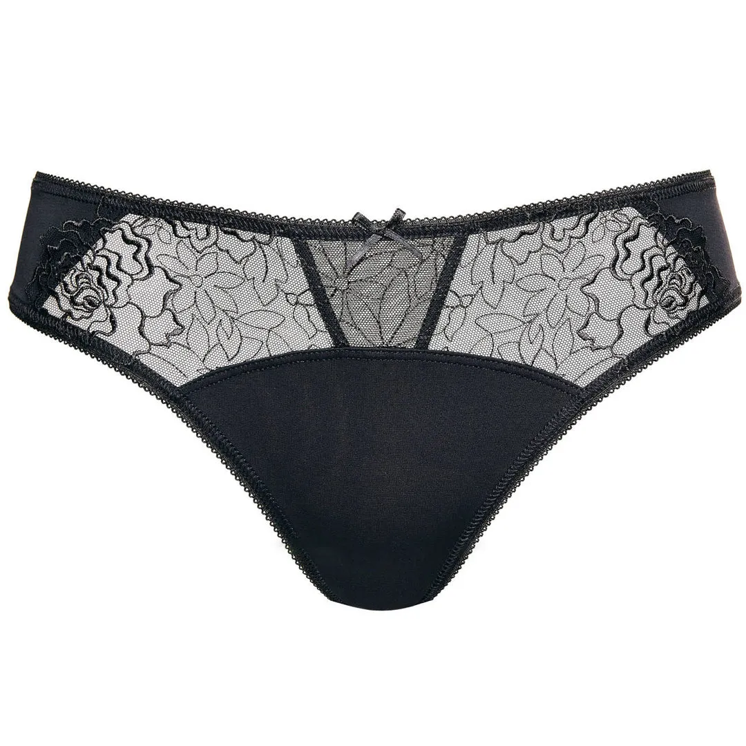 Semi Sheer Bikini Panty Gorteks Pamela Black