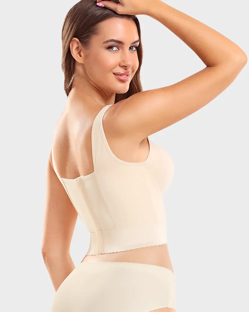 SheCurve®Built-In Shapewear Longline Push-Up Bra