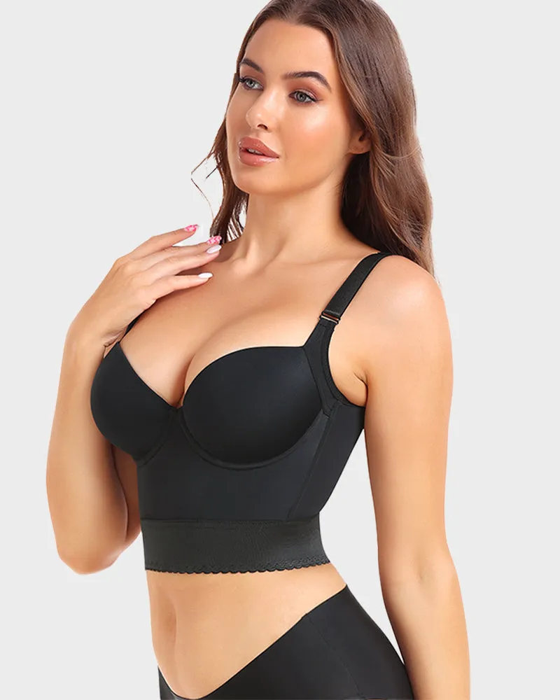 SheCurve®Built-In Shapewear Longline Push-Up Bra