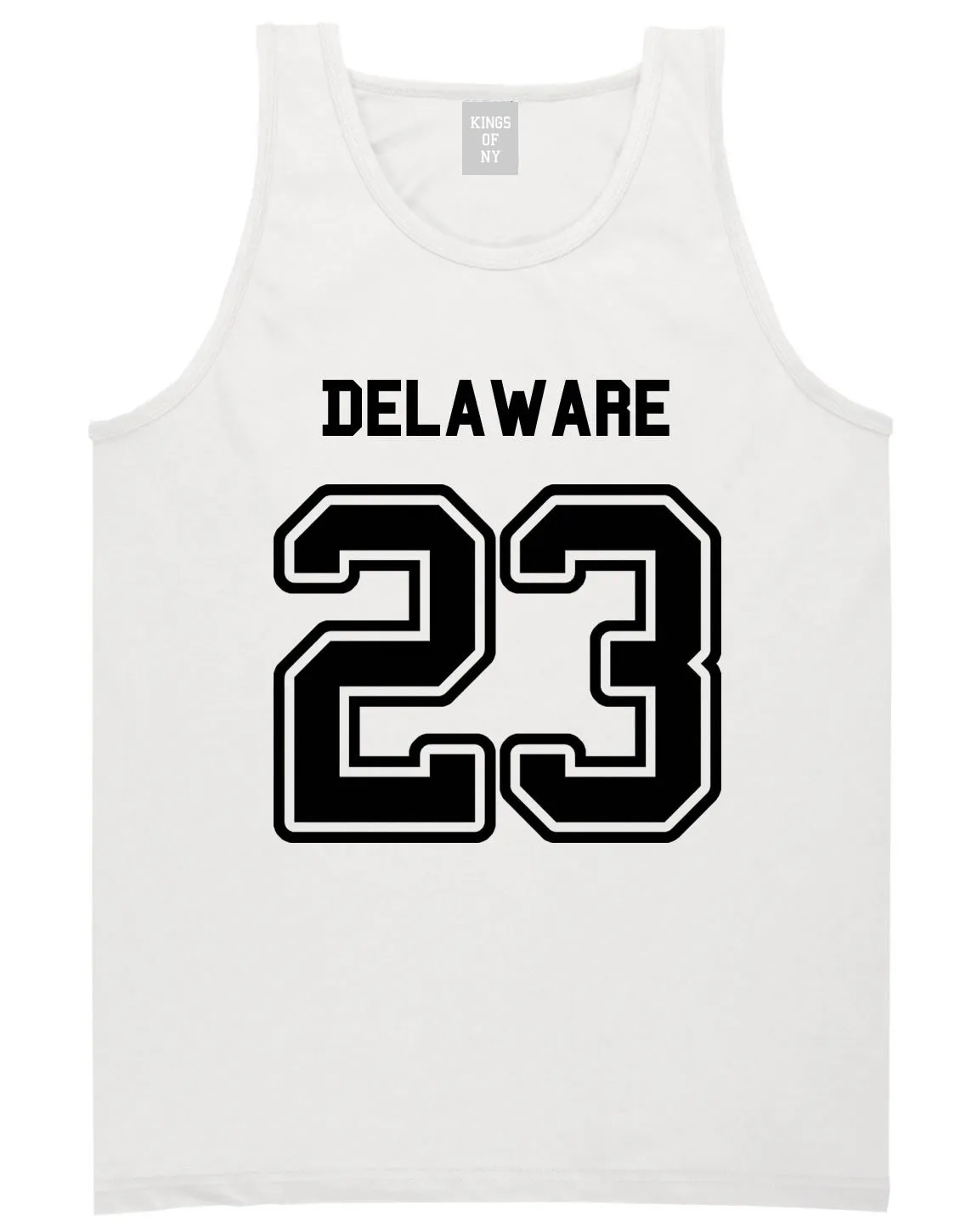 Sport Style Delaware 23 Team State Jersey Mens Tank Top