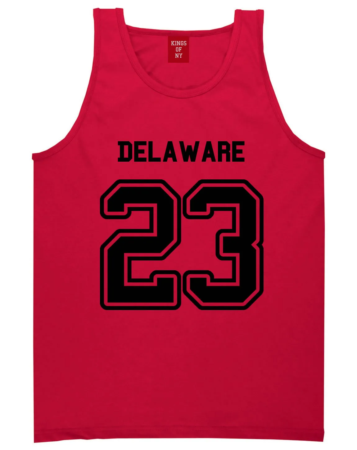 Sport Style Delaware 23 Team State Jersey Mens Tank Top