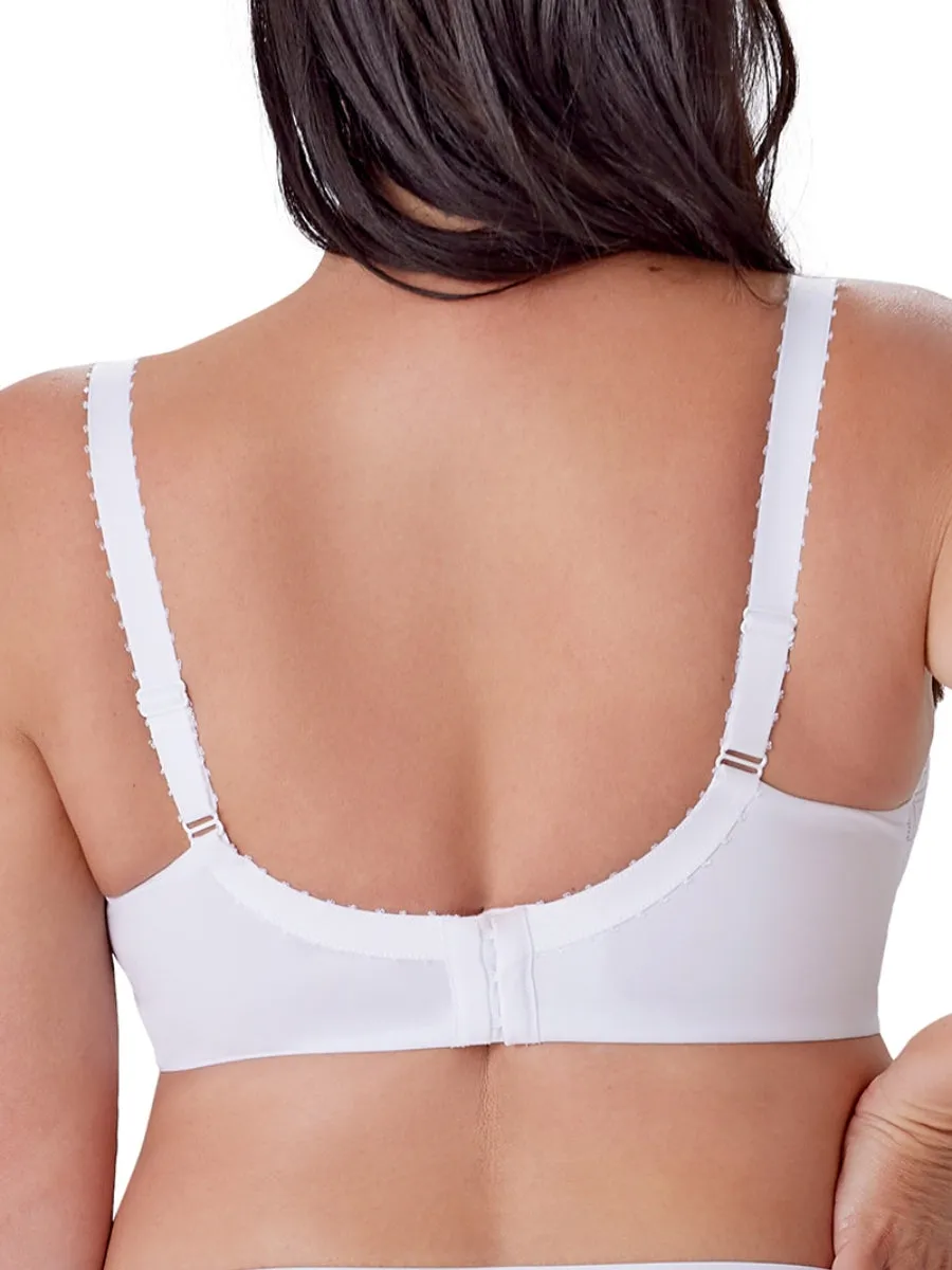 Sublime Lace Side Support Bra - White