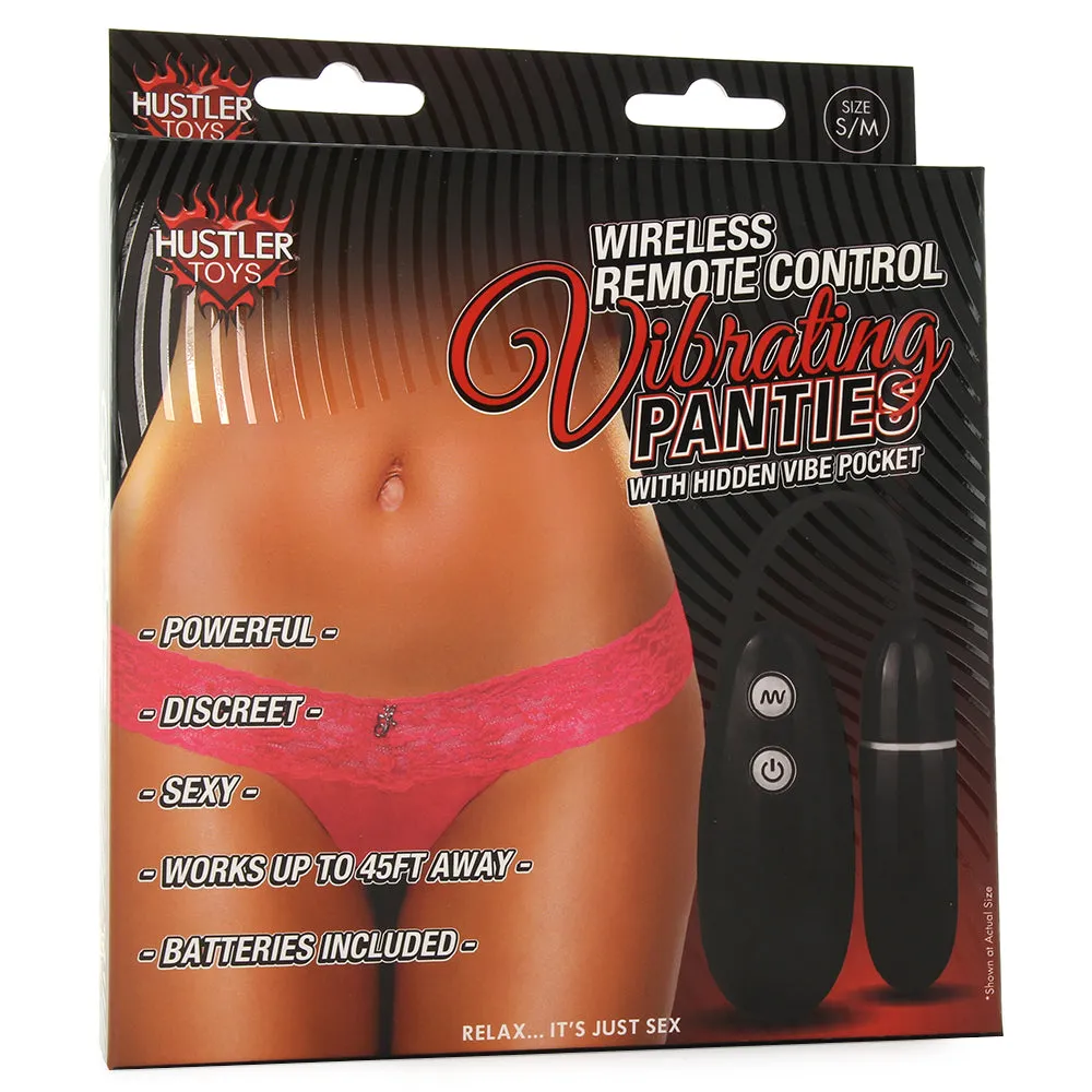 Wireless Remote Vibrating Pink Panties /M