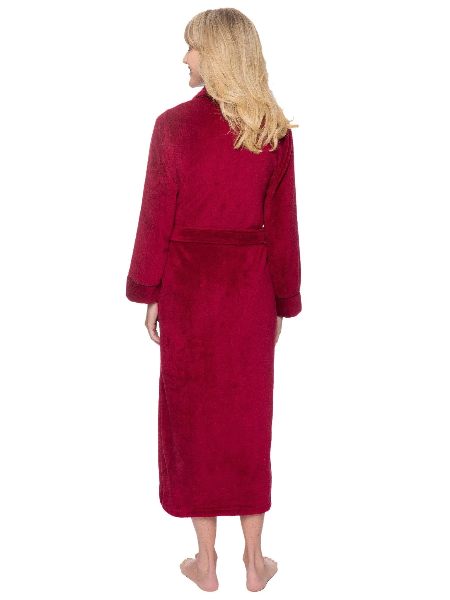 Women's Premium Coral Fleece Plush Spa/Bath Robe